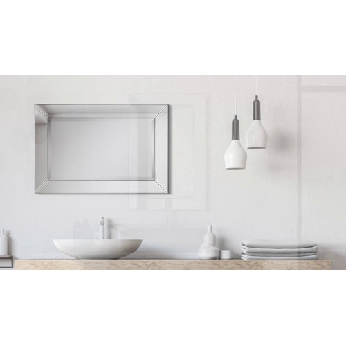 House of Hampton® Oren Barrand Modern & Contemporary Beveled Bathroom